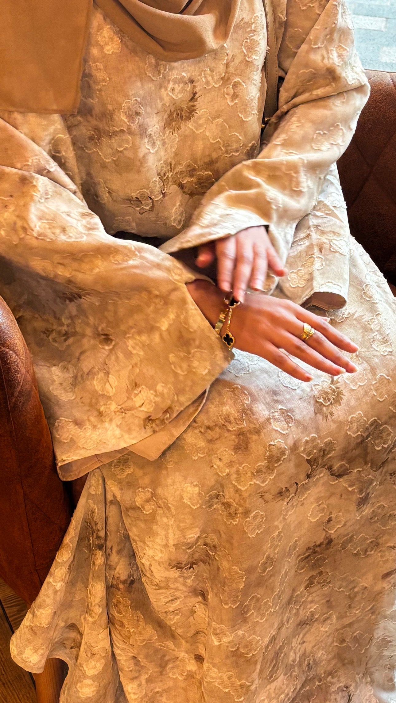 Hana Floral Abaya