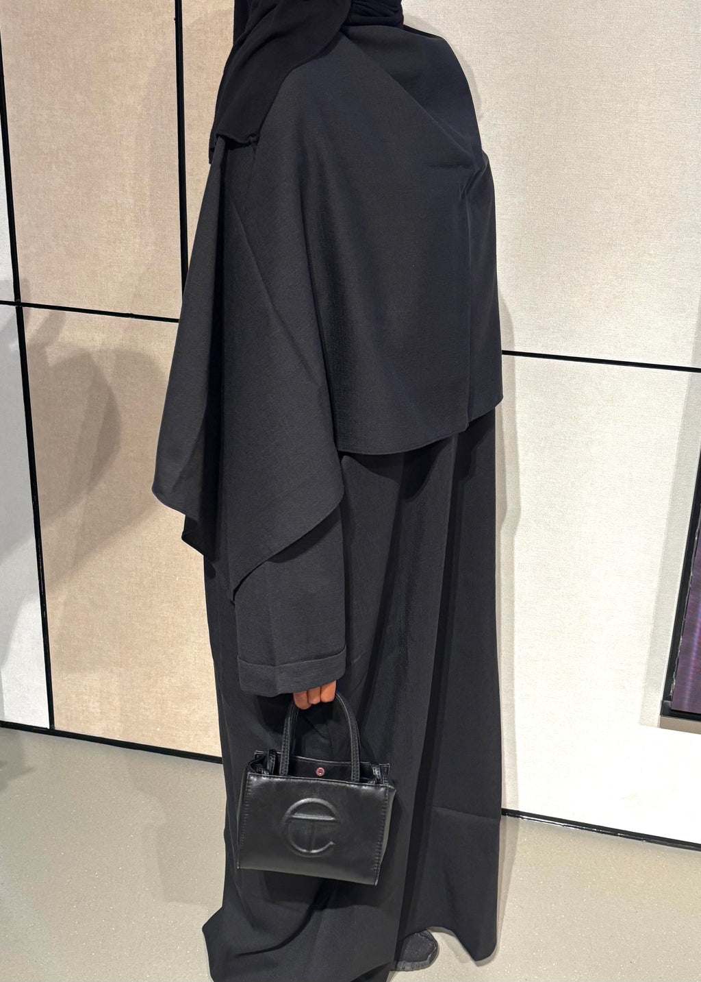 Detachable Shawl Abaya