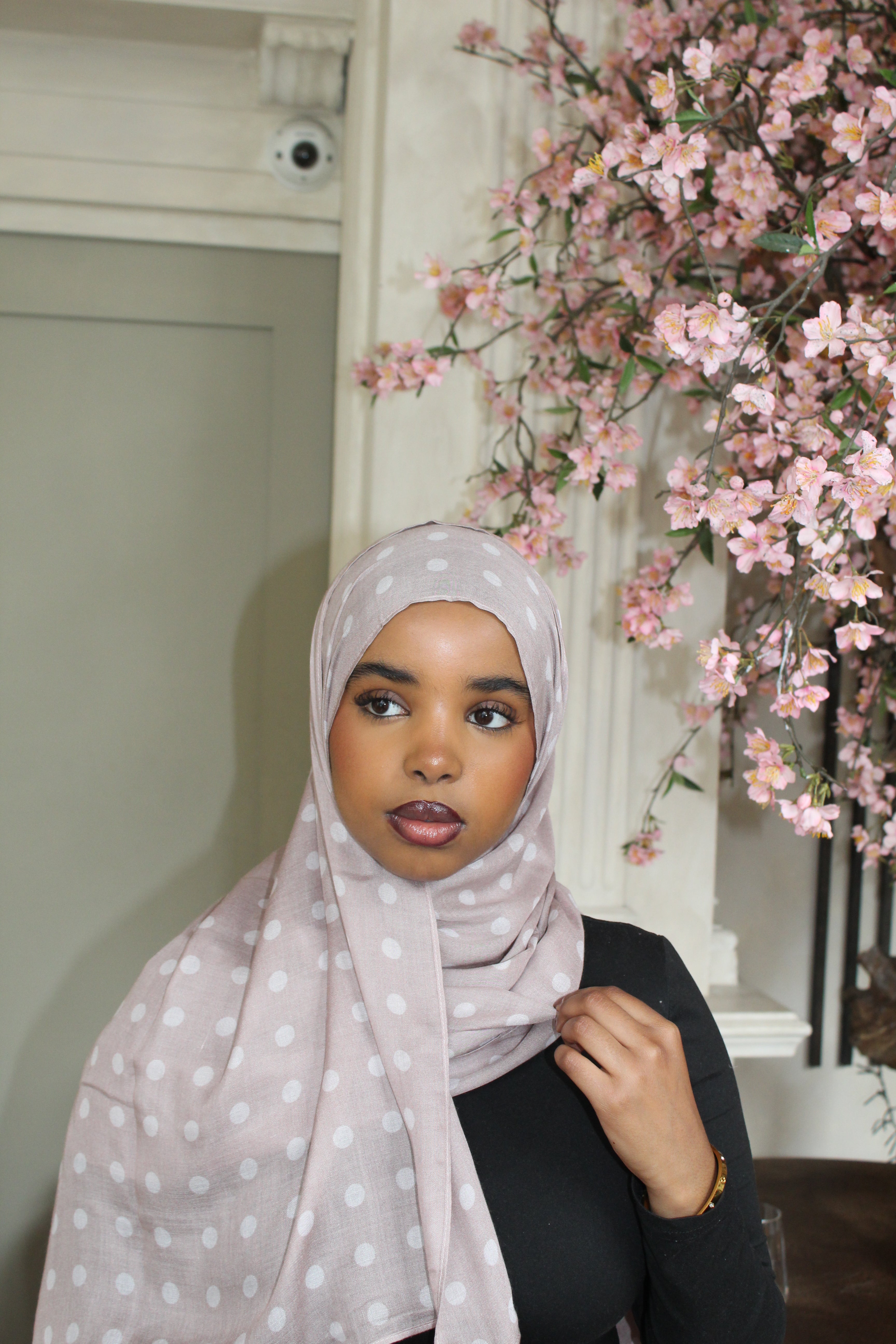 Modal Cotton - Champagne Dots