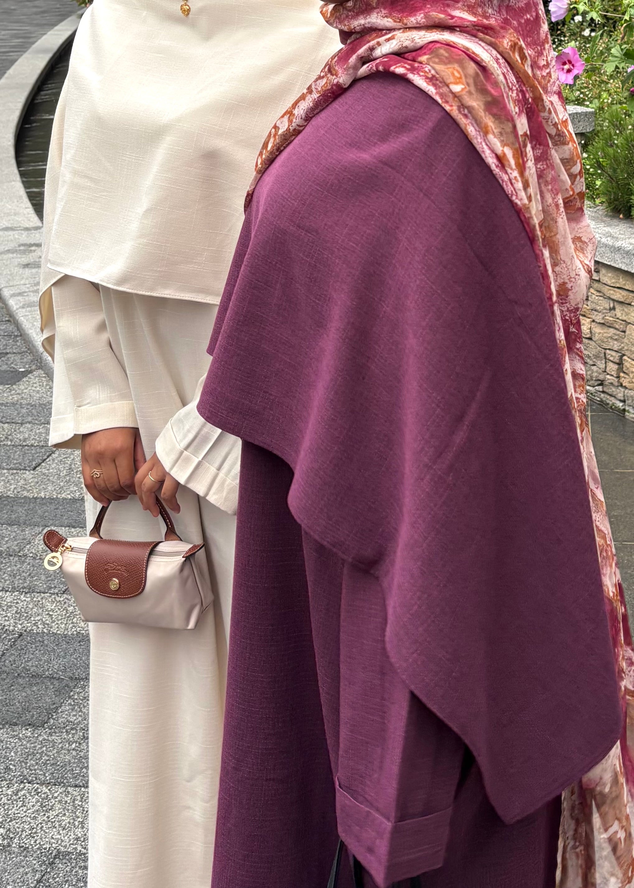 Detachable Shawl Abaya