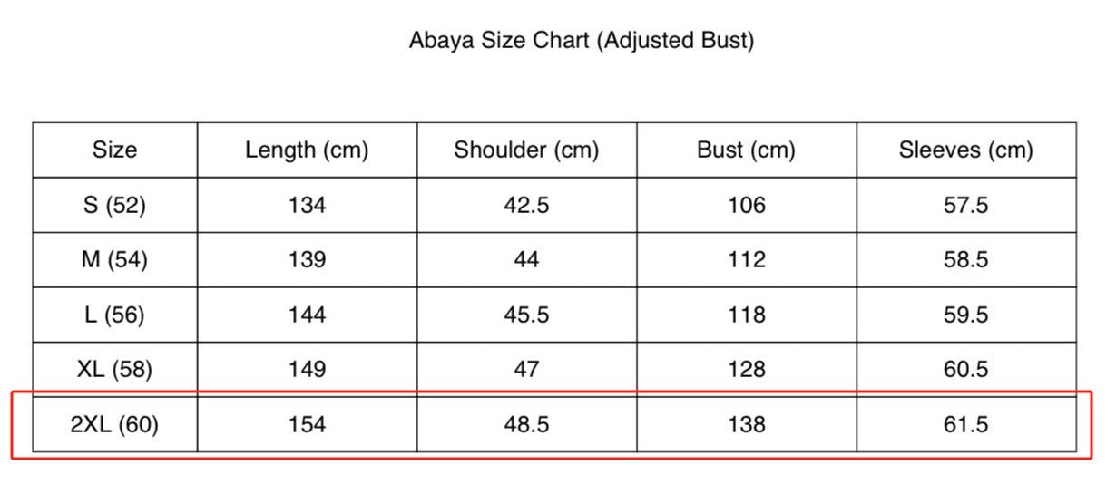 SAMPLE SALE - Floral Abaya (NO HIJAB)