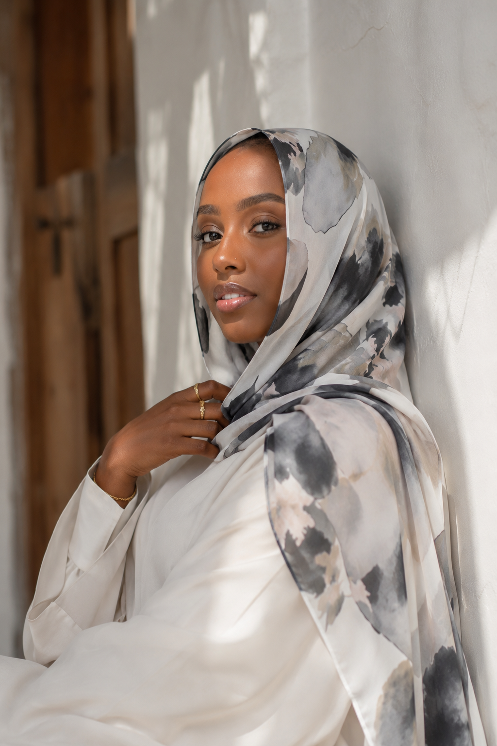 Modal Scarf - Moonlit Garden